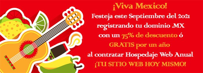 Promocion de dominios mx